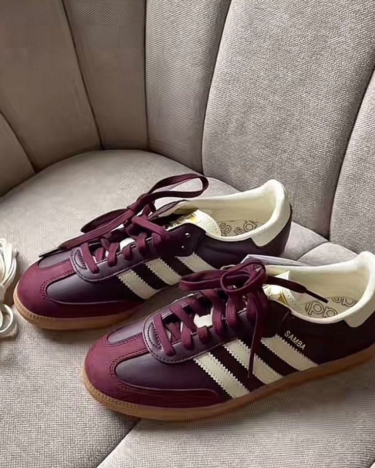 adidas samba red OG Sneaker Shoes Samba OG Granate Y Bege - Imagen 1