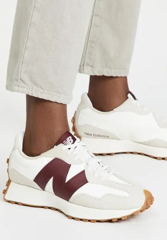 Nb 327 Bordo New Balance 327 Granate - Imagen 1