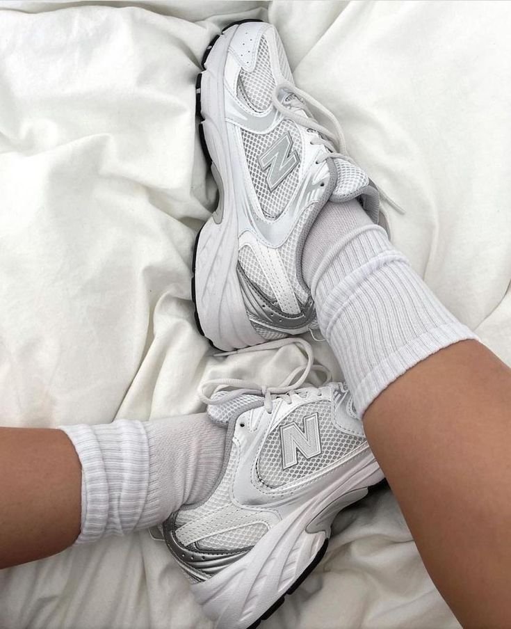 Nb 530 Blanca_Silver New Balance 530 Blanca/Silver - Imagen 1