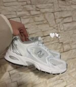 New Balance 530 Blanca/Silver - Imagen 2