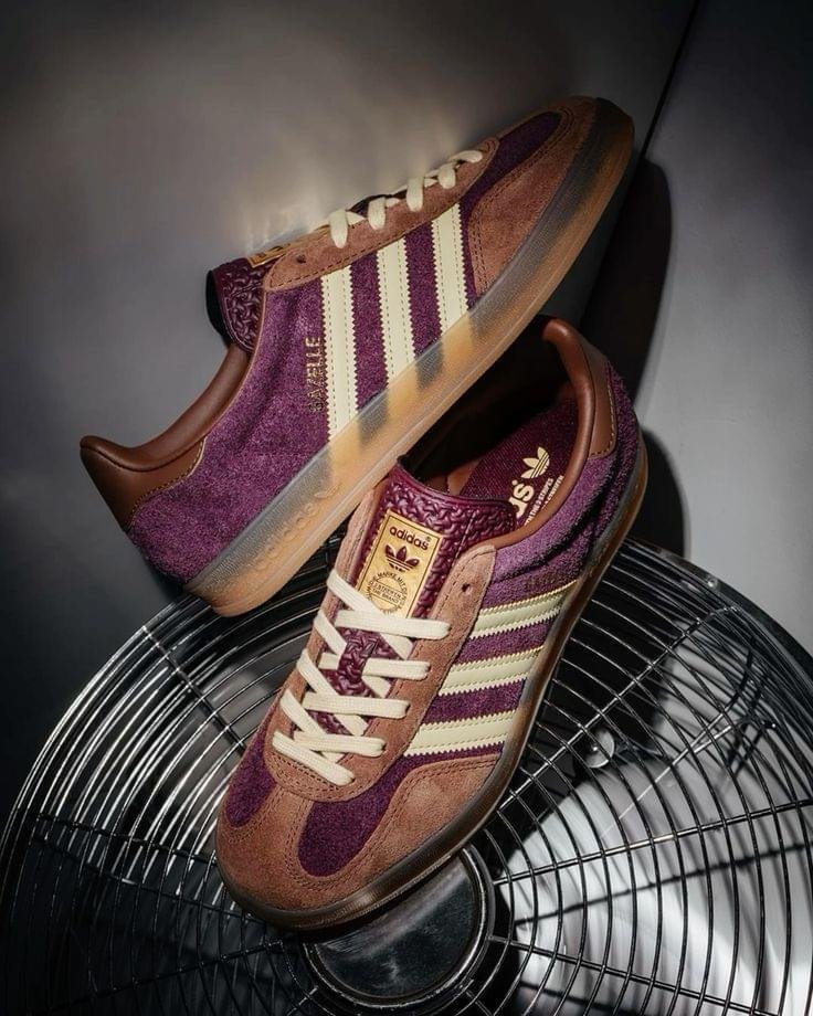 Adidas Gazelle Indoor Maroon Almost Yellow - Imagen 1