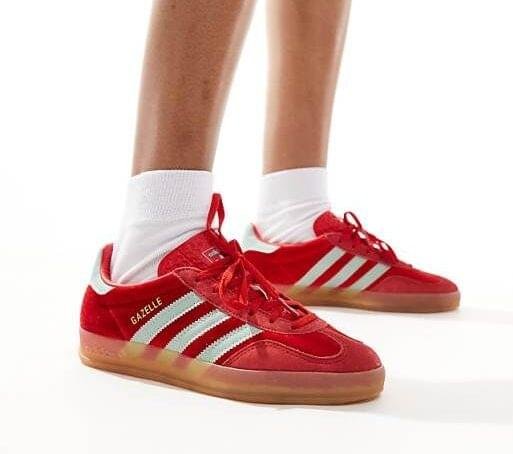 adidas Originals Gazelle Indoor sneakers in red… Gazelle Indoor Rojo Y Blanco - Imagen 1